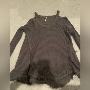 free people drop shoulder sweater